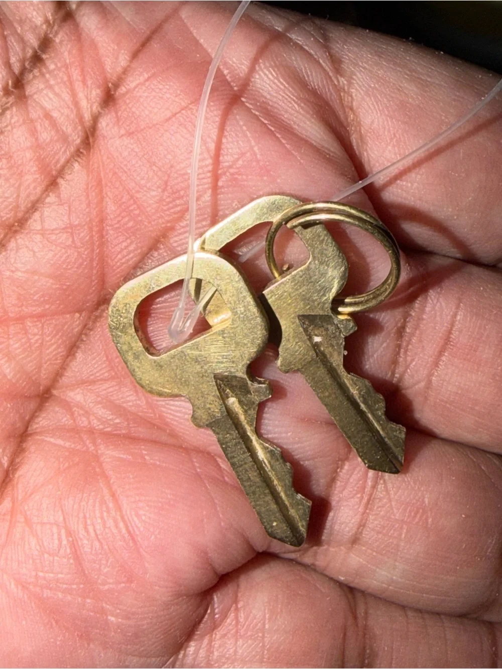 Louis Vuitton Gold Lock & Key Set- GOOD CONDITION